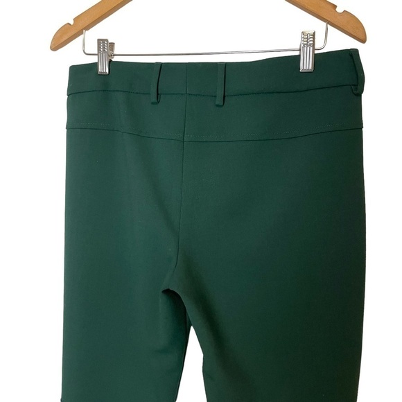 FILIPPA K NWT Pants Slim Tailored Ankle Zip Trousers Forest Green Designer sz L - Picture 10 of 14